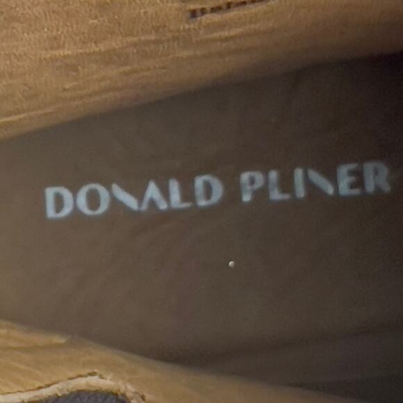 DONALD‎ PLINER RYAN LEATHER MEMORY FAOM BOOTS IN CAPPUCCINO NWOB MEN'S SIZE 8 - Picture 14 of 15